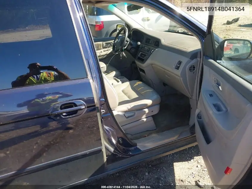 5FNRL18914B041364 2004 Honda Odyssey Ex-L