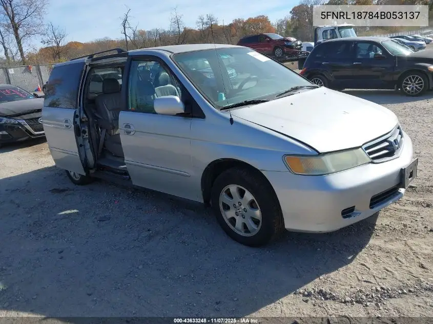 5FNRL18784B053137 2004 Honda Odyssey Ex-L