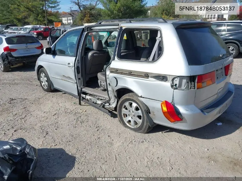 5FNRL18784B053137 2004 Honda Odyssey Ex-L