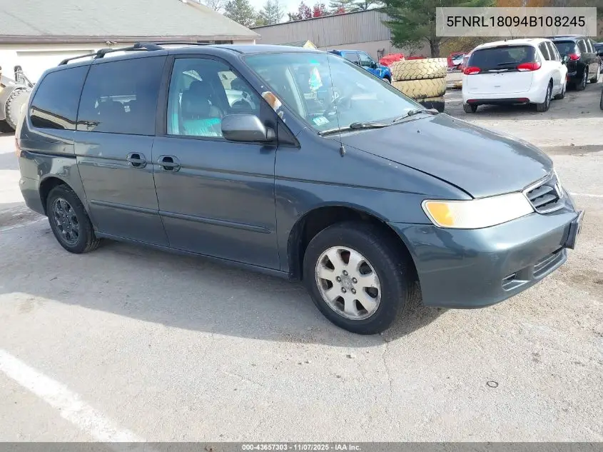 5FNRL18094B108245 2004 Honda Odyssey Ex-L