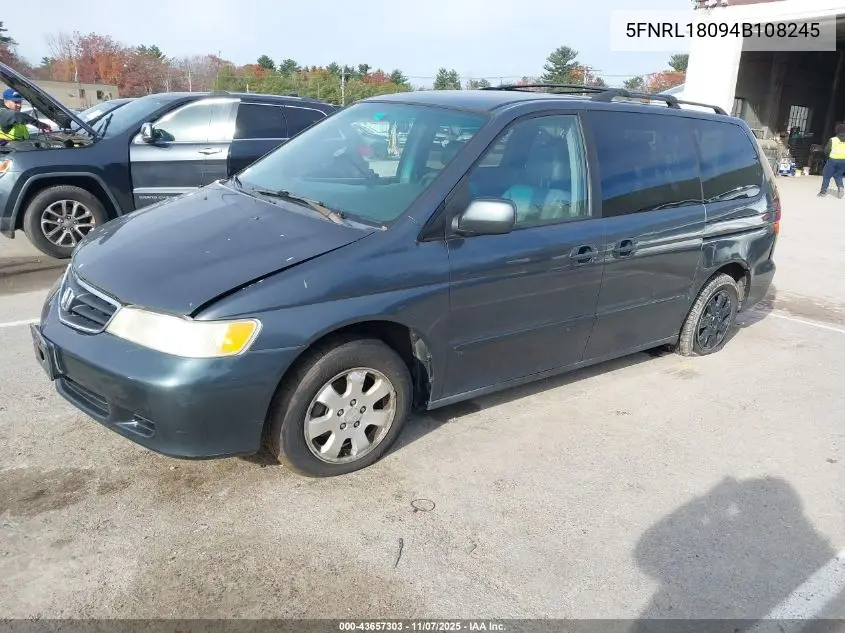 5FNRL18094B108245 2004 Honda Odyssey Ex-L