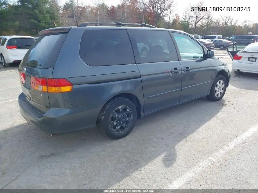 5FNRL18094B108245 2004 Honda Odyssey Ex-L