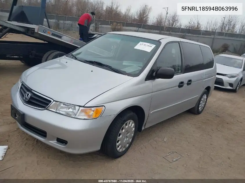 5FNRL18594B063996 2004 Honda Odyssey Lx