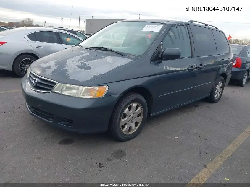 5FNRL18044B107147 2004 Honda Odyssey Ex-L
