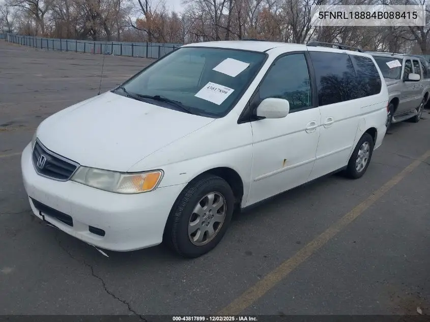 5FNRL18884B088415 2004 Honda Odyssey Ex