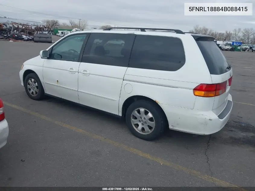 5FNRL18884B088415 2004 Honda Odyssey Ex