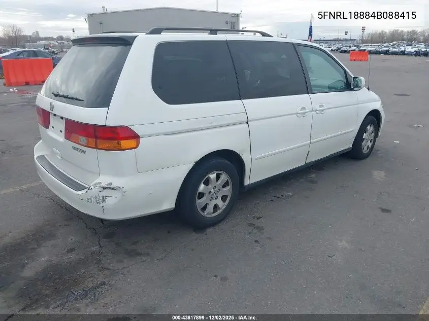 5FNRL18884B088415 2004 Honda Odyssey Ex