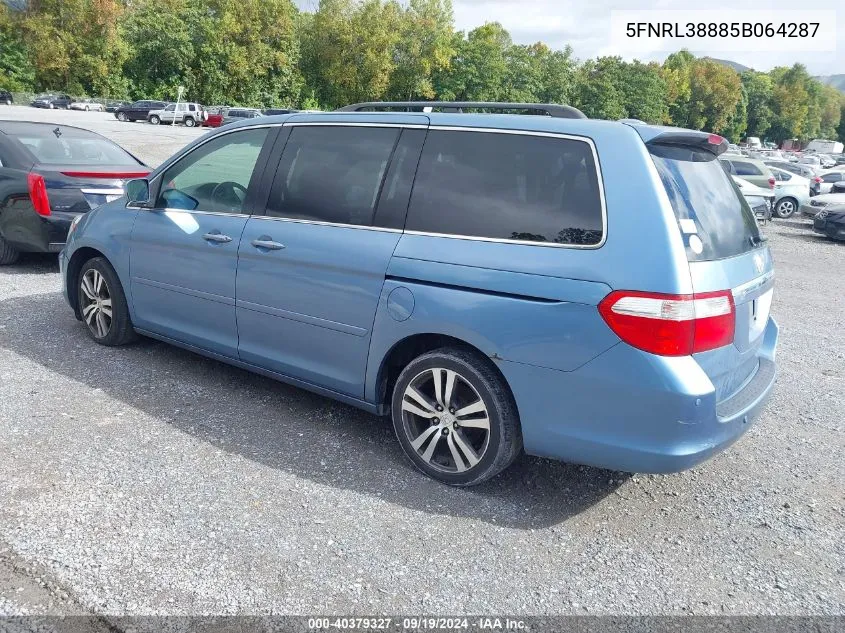 5FNRL38885B064287 2005 Honda Odyssey Touring