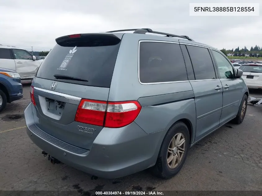 5FNRL38885B128554 2005 Honda Odyssey Touring