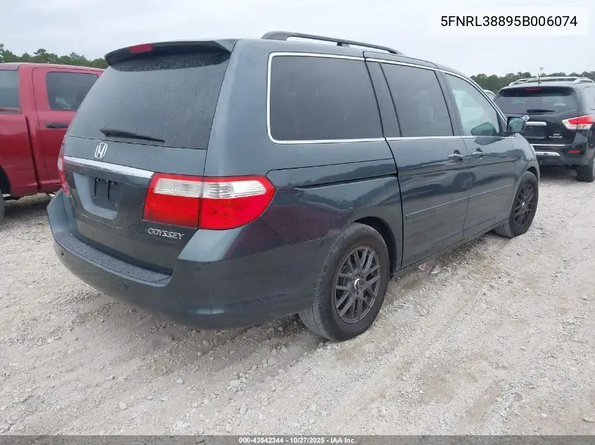 5FNRL38895B006074 2005 Honda Odyssey Touring