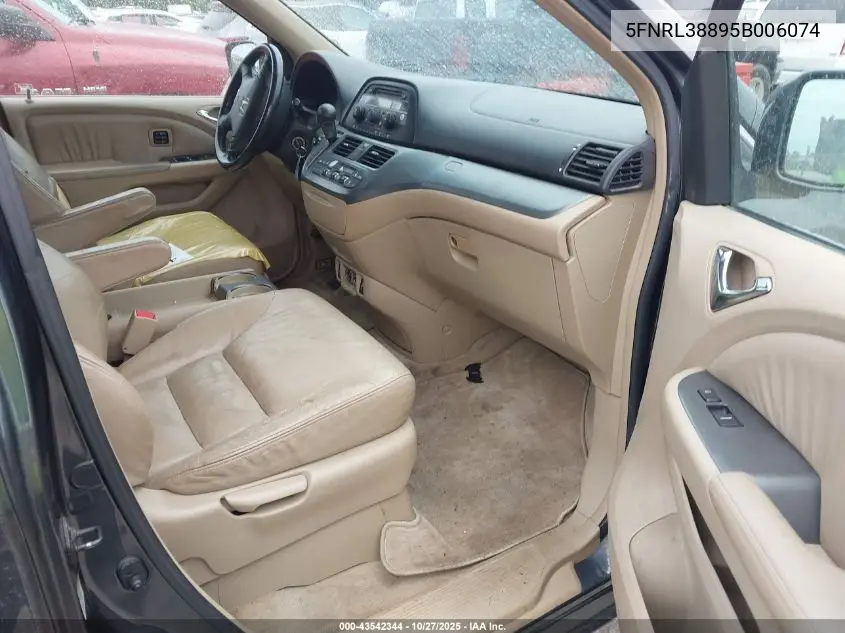 5FNRL38895B006074 2005 Honda Odyssey Touring