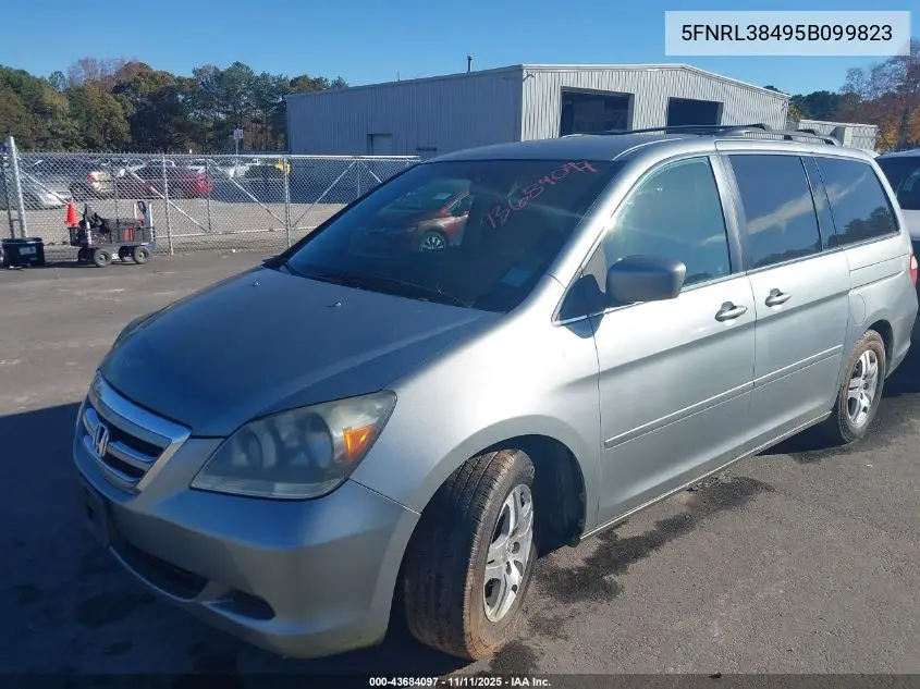 5FNRL38495B099823 2005 Honda Odyssey Ex