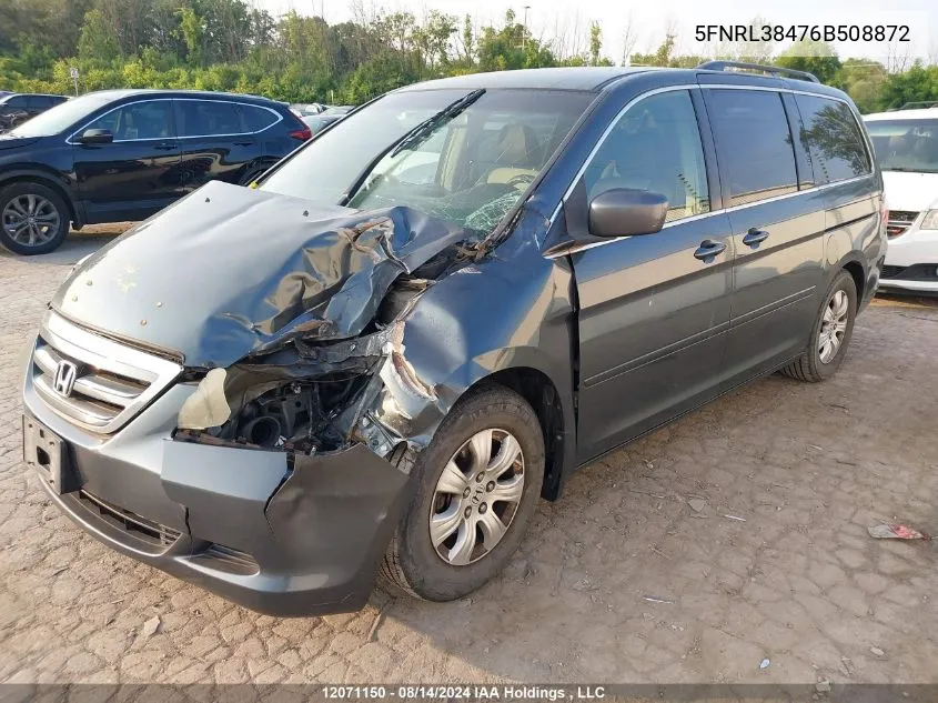 5FNRL38476B508872 2006 Honda Odyssey Ex