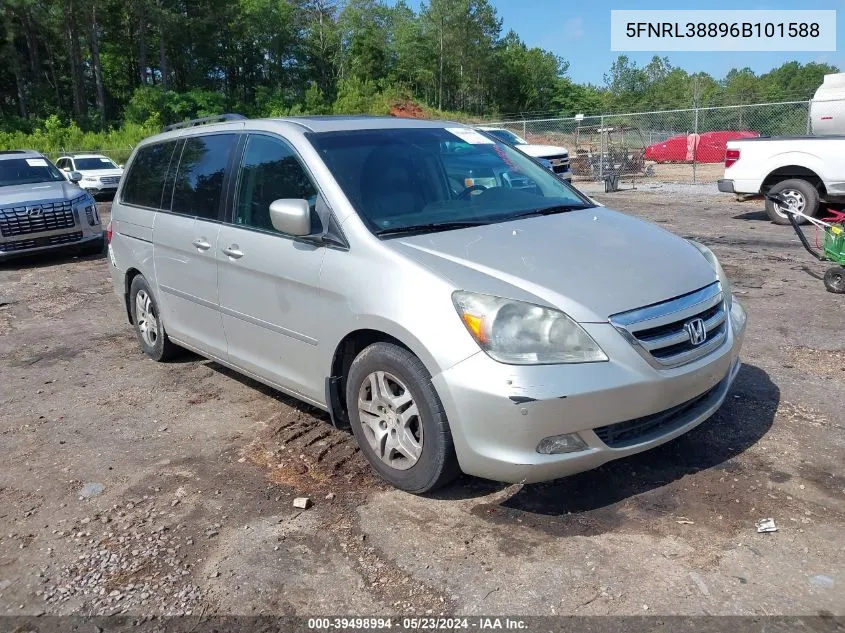 5FNRL38896B101588 2006 Honda Odyssey Touring