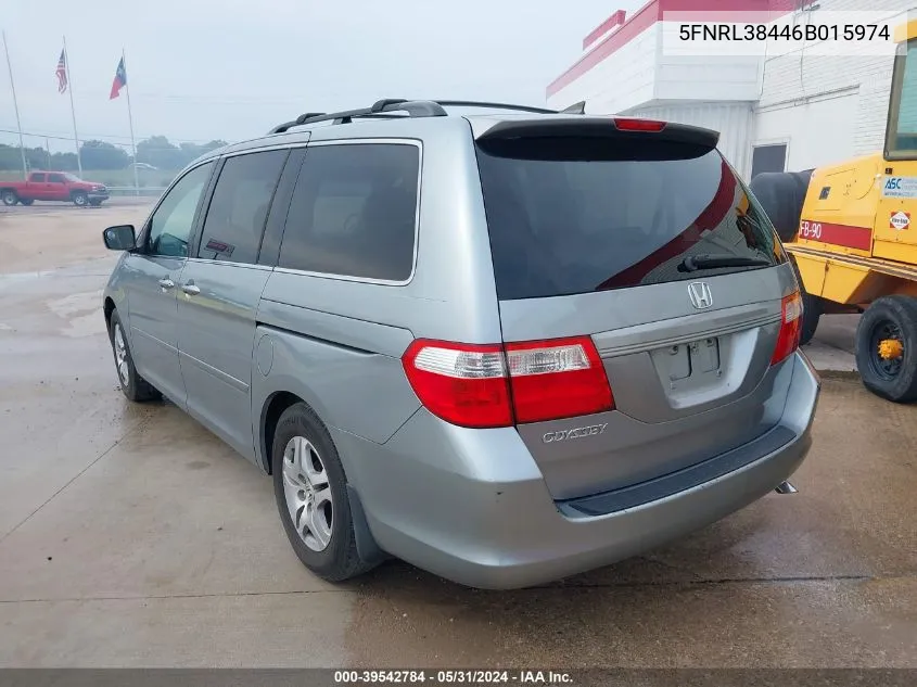 5FNRL38446B015974 2006 Honda Odyssey Ex