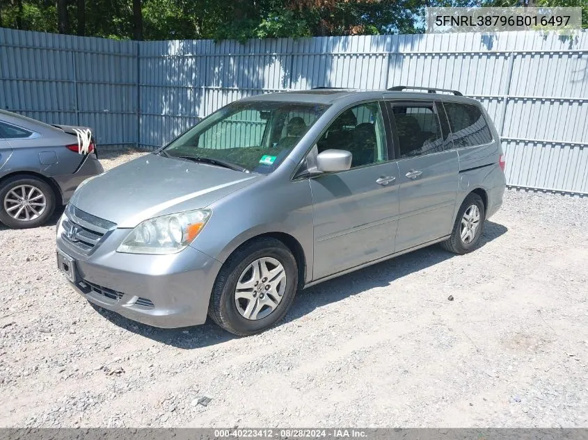 5FNRL38796B016497 2006 Honda Odyssey Ex-L