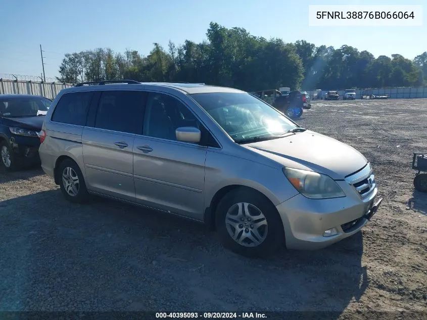 5FNRL38876B066064 2006 Honda Odyssey Touring