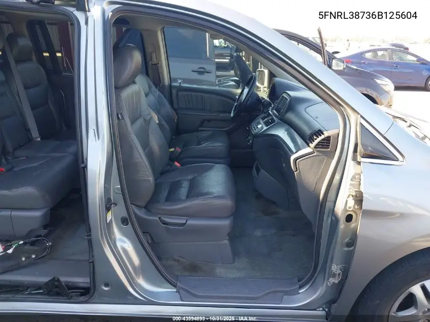 5FNRL38736B125604 2006 Honda Odyssey Ex-L