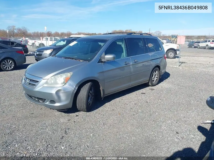 5FNRL38436B049808 2006 Honda Odyssey Ex