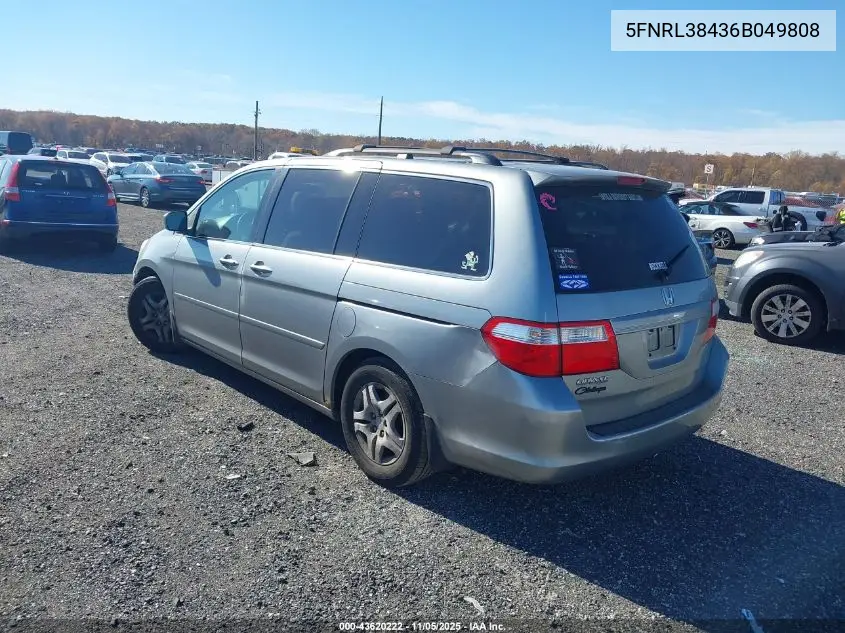 5FNRL38436B049808 2006 Honda Odyssey Ex