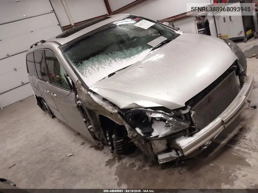 5FNRL38896B093945 2006 Honda Odyssey Touring
