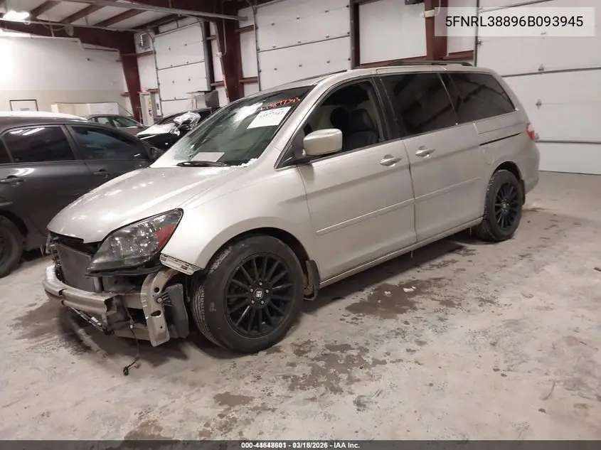 5FNRL38896B093945 2006 Honda Odyssey Touring