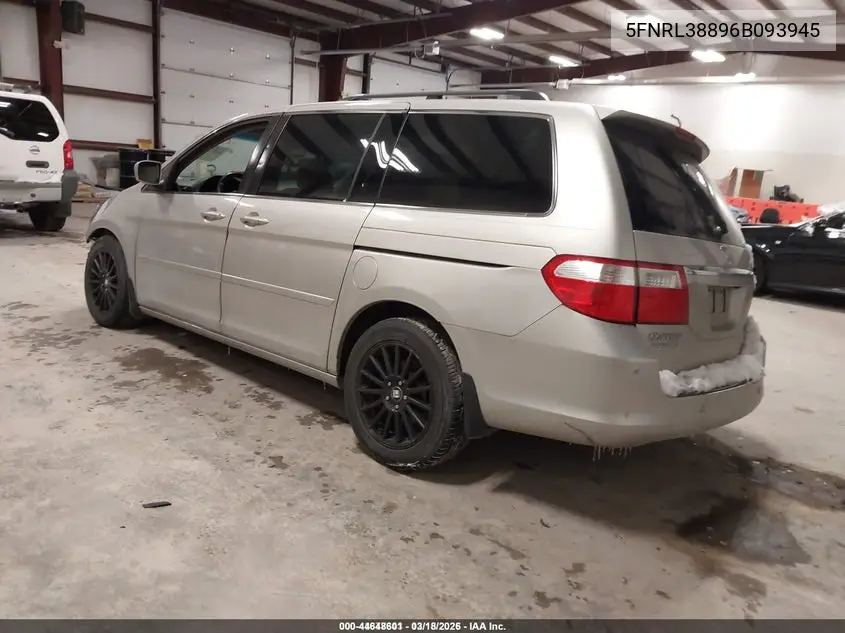 5FNRL38896B093945 2006 Honda Odyssey Touring