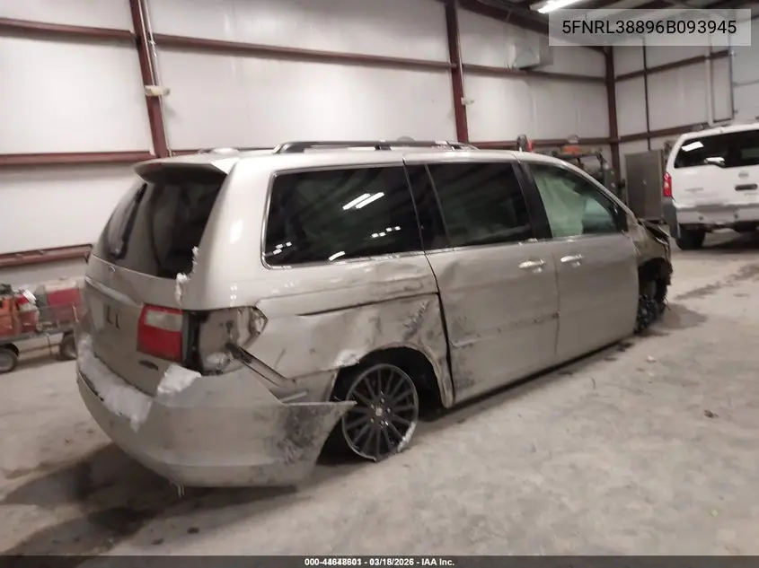 5FNRL38896B093945 2006 Honda Odyssey Touring