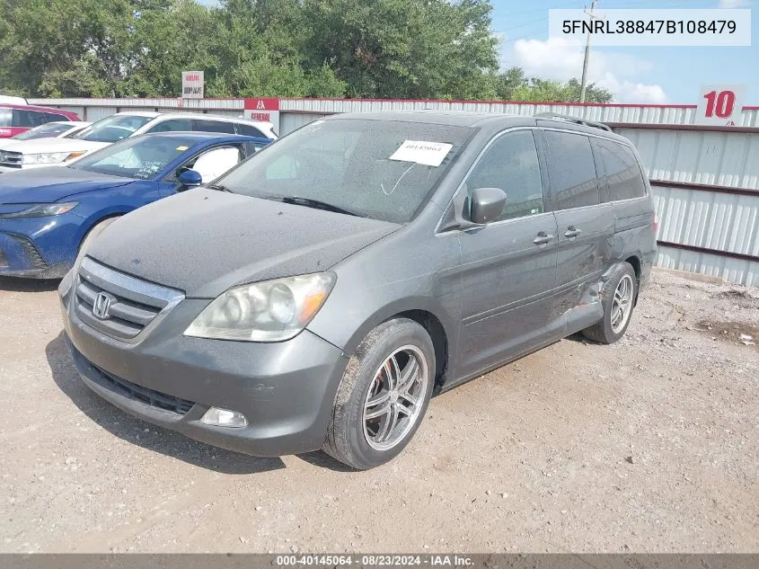 5FNRL38847B108479 2007 Honda Odyssey Touring