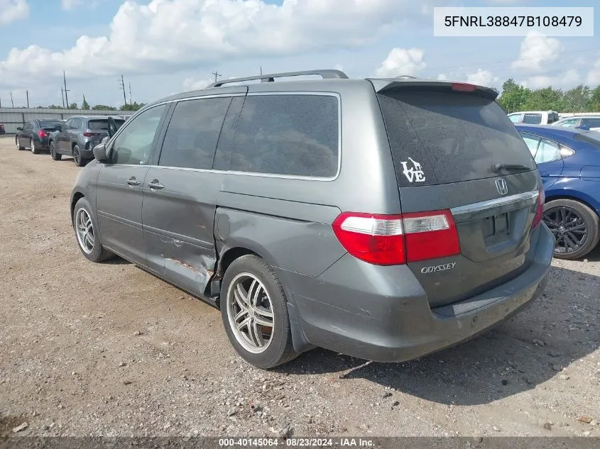 5FNRL38847B108479 2007 Honda Odyssey Touring