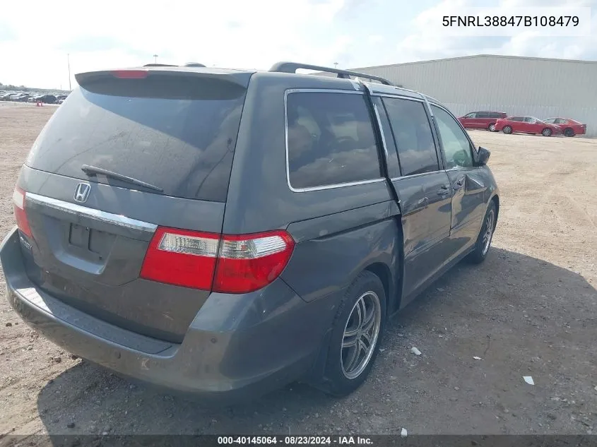 5FNRL38847B108479 2007 Honda Odyssey Touring