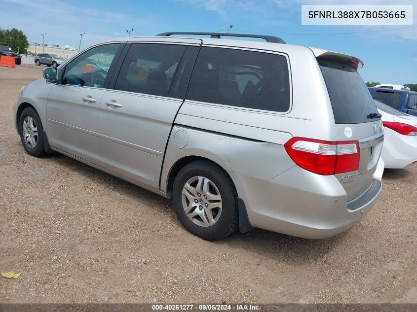 5FNRL388X7B053665 2007 Honda Odyssey Touring