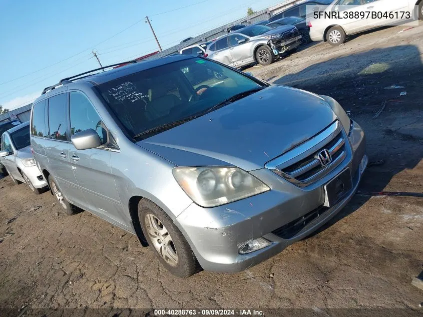 2007 Honda Odyssey Touring VIN: 5FNRL38897B046173 Lot: 40288763