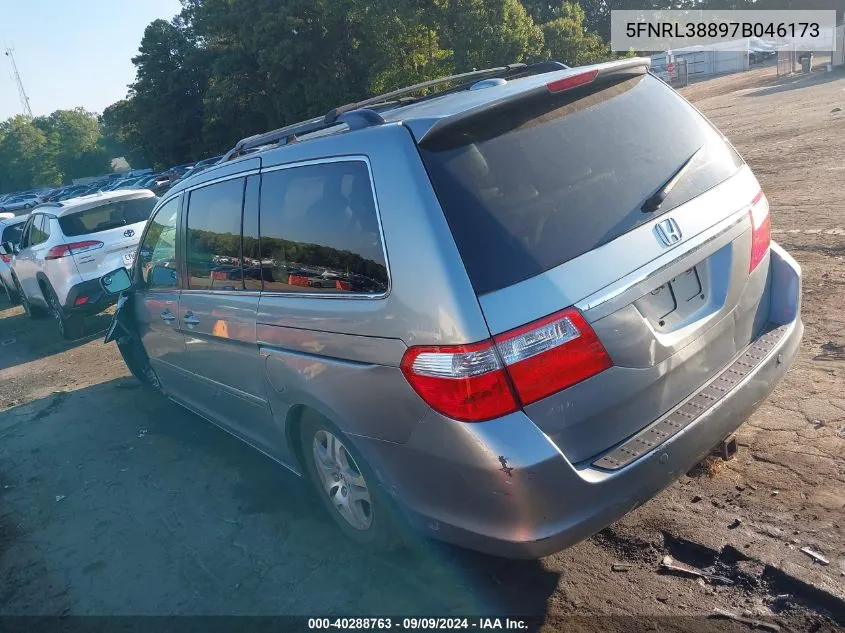 5FNRL38897B046173 2007 Honda Odyssey Touring