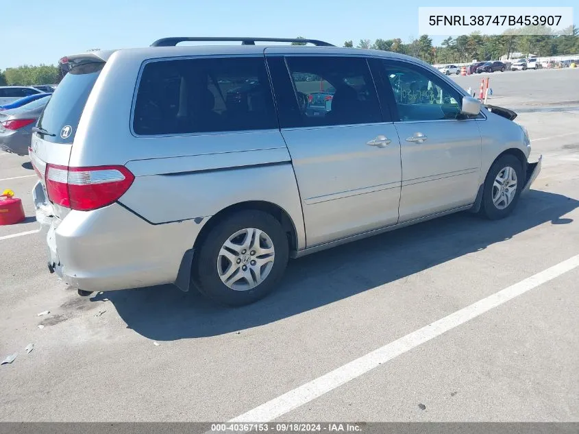 5FNRL38747B453907 2007 Honda Odyssey Ex-L