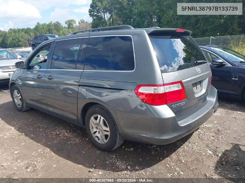 5FNRL38797B133739 2007 Honda Odyssey Ex-L