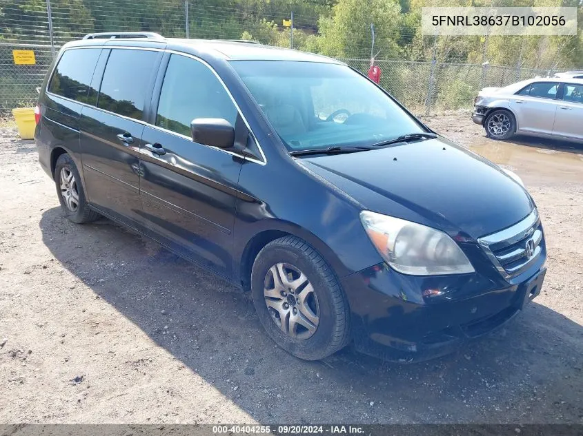 5FNRL38637B102056 2007 Honda Odyssey Ex-L