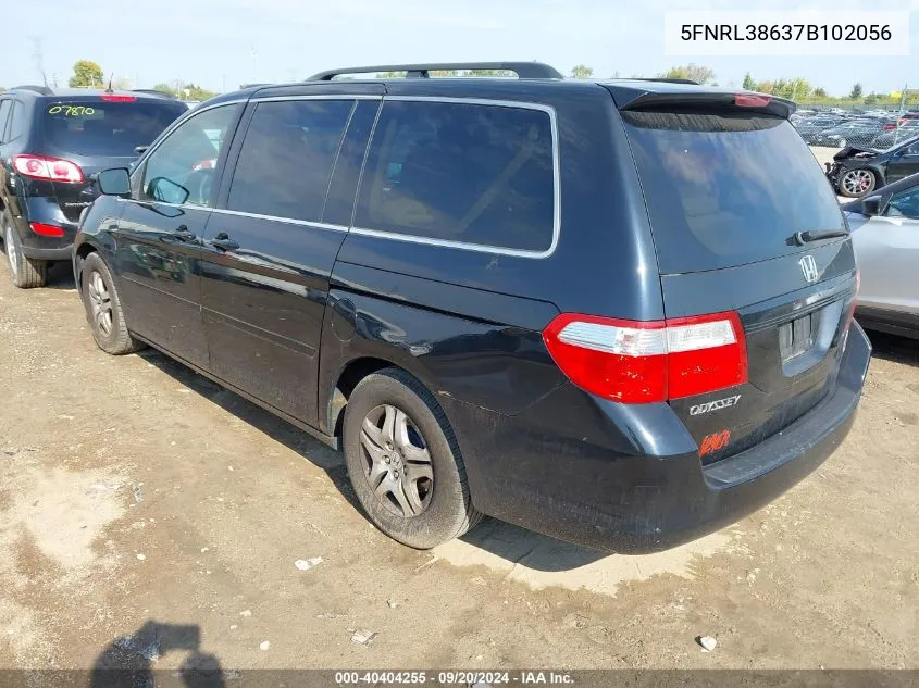 5FNRL38637B102056 2007 Honda Odyssey Ex-L