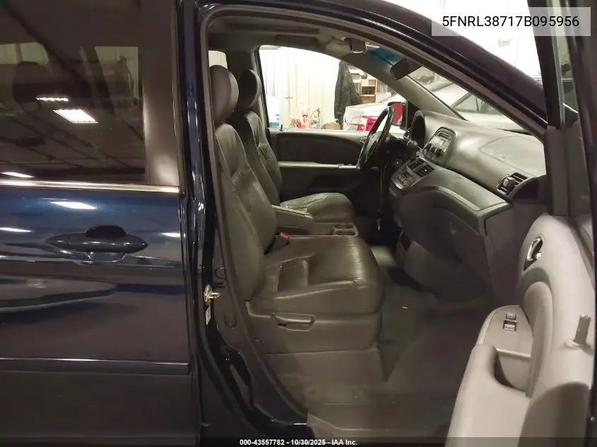 5FNRL38717B095956 2007 Honda Odyssey Ex-L
