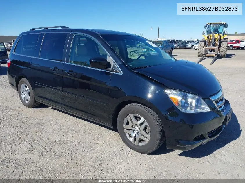 5FNRL38627B032873 2007 Honda Odyssey Ex-L