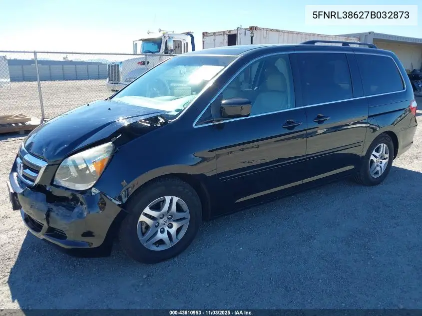 5FNRL38627B032873 2007 Honda Odyssey Ex-L