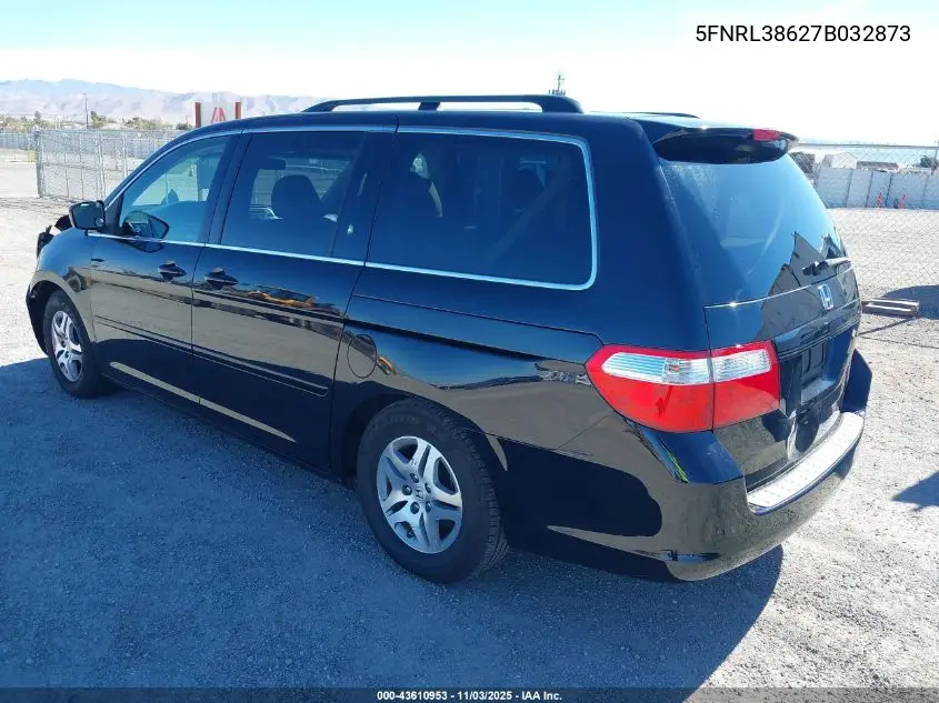 5FNRL38627B032873 2007 Honda Odyssey Ex-L
