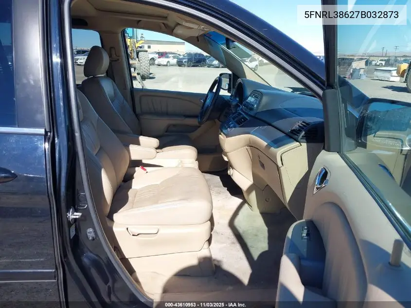 5FNRL38627B032873 2007 Honda Odyssey Ex-L