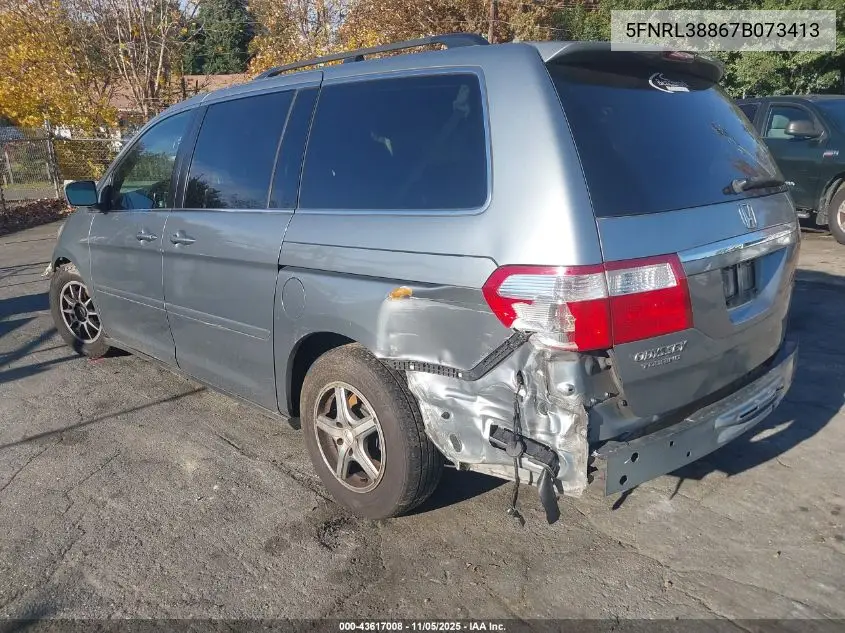 5FNRL38867B073413 2007 Honda Odyssey Touring