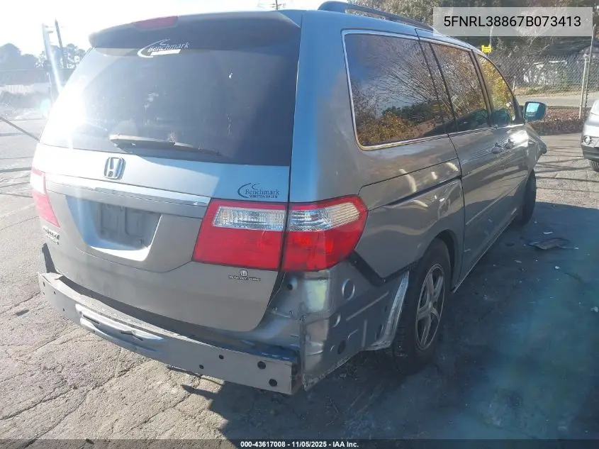 5FNRL38867B073413 2007 Honda Odyssey Touring