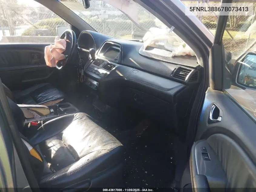 5FNRL38867B073413 2007 Honda Odyssey Touring