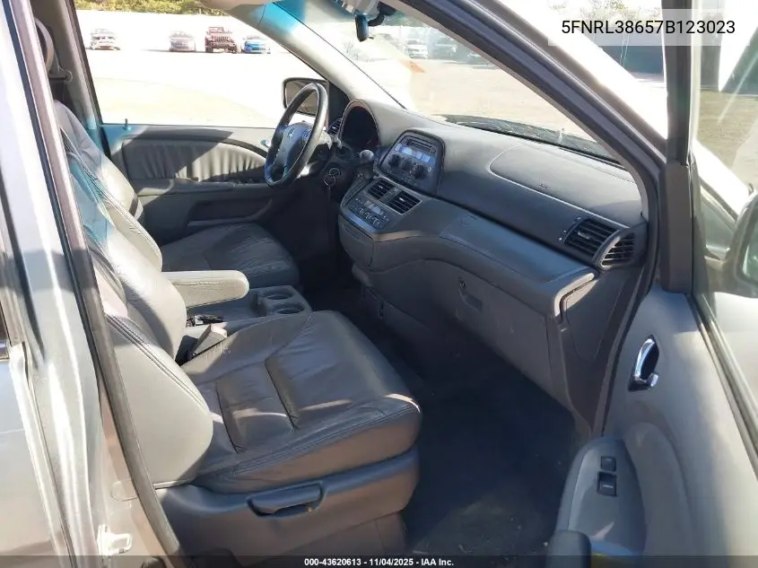 5FNRL38657B123023 2007 Honda Odyssey Ex-L
