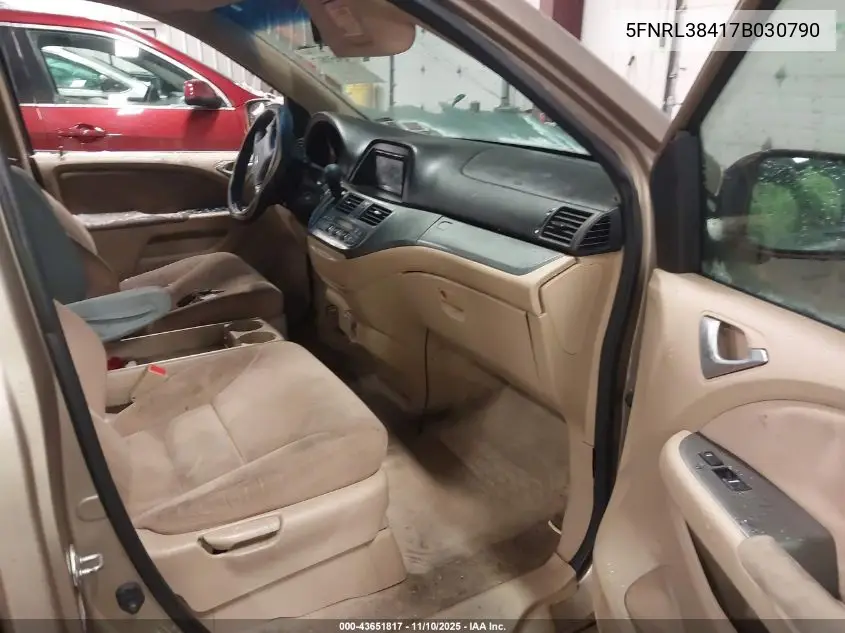 5FNRL38417B030790 2007 Honda Odyssey Ex