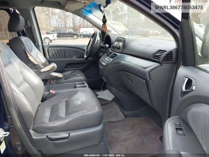 5FNRL38677B053475 2007 Honda Odyssey Ex-L