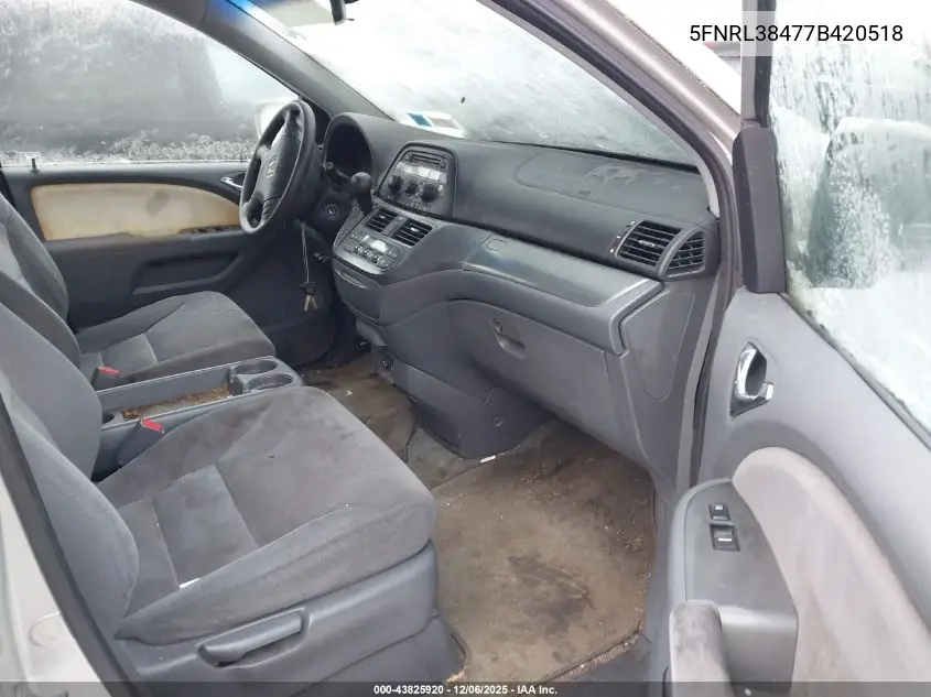 5FNRL38477B420518 2007 Honda Odyssey Ex